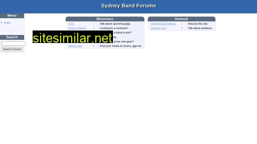 Sydneyband similar sites