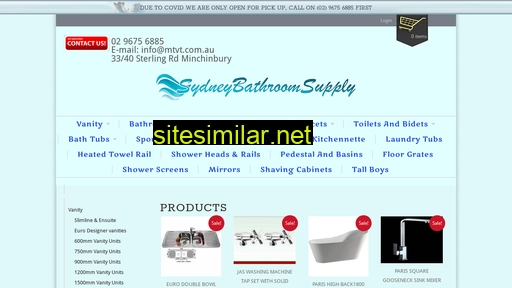 sydneybathroomsupply.com.au alternative sites