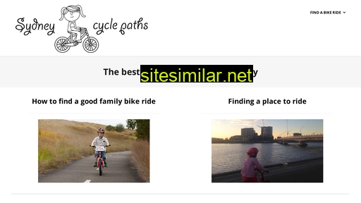 sydneycyclepaths.com.au alternative sites