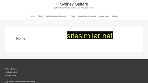 sydneyguitars.com.au alternative sites