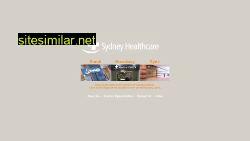 Sydneyhealthcare similar sites