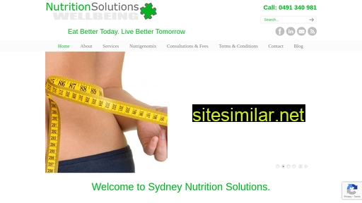 Sydneynutritionsolutions similar sites