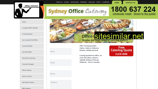Sydneyofficecatering similar sites