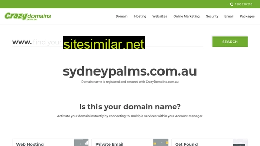 Sydneypalms similar sites