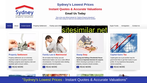 Sydneypropertyvaluations similar sites