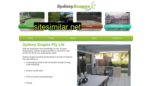 Sydneyscapes similar sites