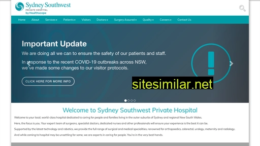 Sydneysouthwestprivatehospital similar sites