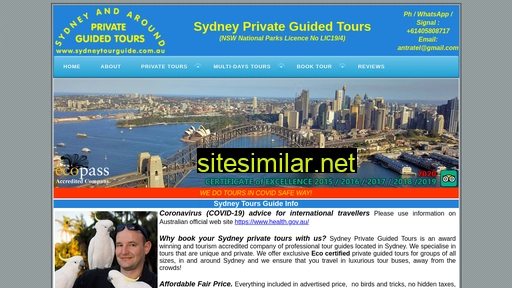 Sydneytourguide similar sites