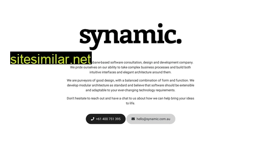 synamic.com.au alternative sites