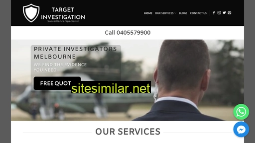 Targetinvestigations similar sites