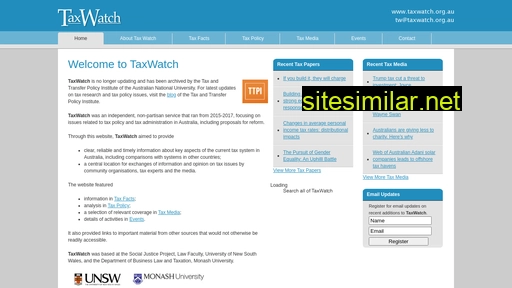 Taxwatch similar sites