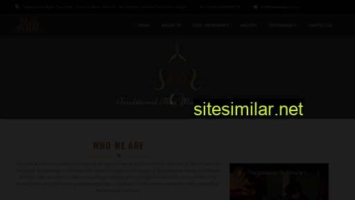 thaisoulspa.com.au alternative sites