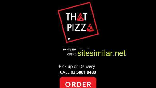 thatpizza.com.au alternative sites