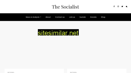 Thesocialist similar sites