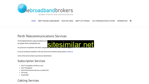 Thebroadbandbrokers similar sites