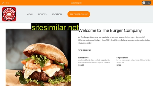 theburgercompany-online.com.au alternative sites
