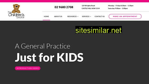Thechildrensdoctor similar sites