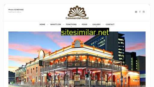 Thecommercialhotel similar sites