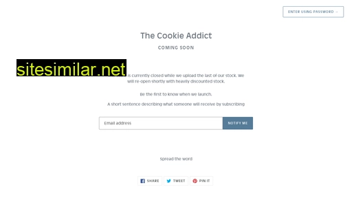 Thecookieaddict similar sites