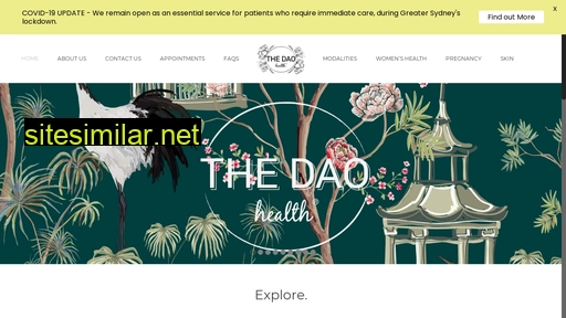 thedaohealth.com.au alternative sites
