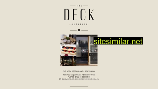 thedeckrestaurant.com.au alternative sites
