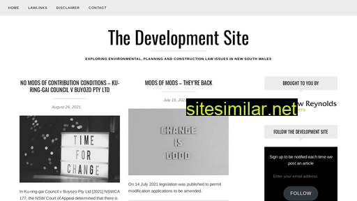 thedevelopmentsite.com.au alternative sites