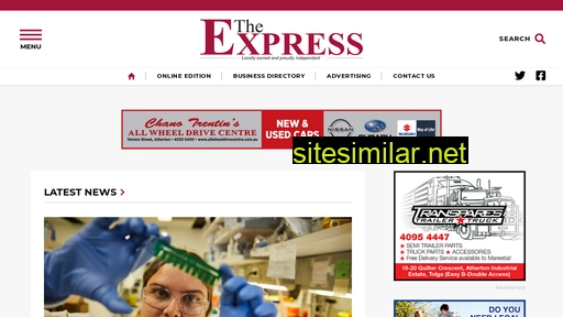 Theexpressnewspaper similar sites