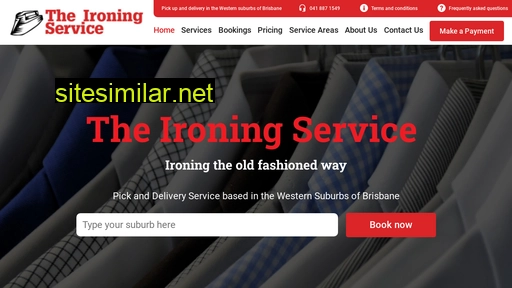 Theironingservice similar sites