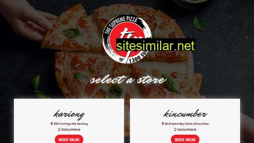 Thesupremepizza similar sites