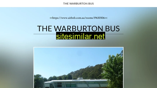 thewarburtonbus.com.au alternative sites