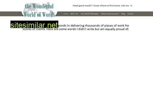 thewonderfulworldofwords.com.au alternative sites