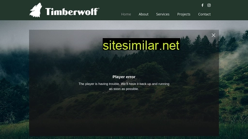 Timberwolfplanting similar sites