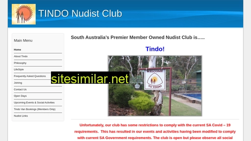 tindonudistclub.com.au alternative sites