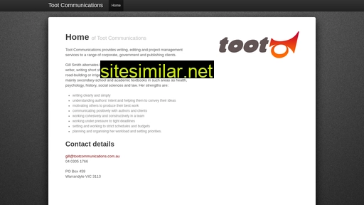 tootcommunications.com.au alternative sites