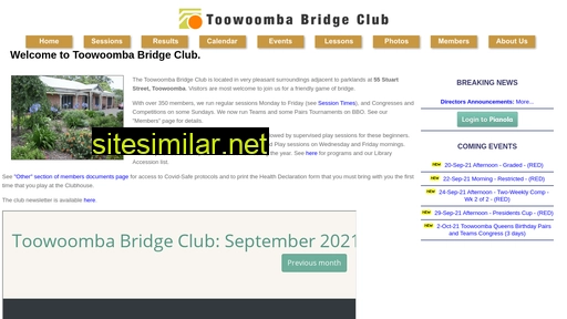toowoombabridgeclub.com.au alternative sites