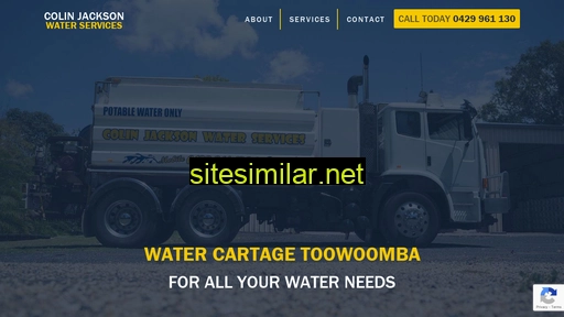 Toowoombawatercartage similar sites