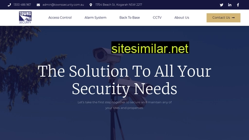 Townssecurity similar sites