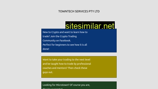 towntech.com.au alternative sites