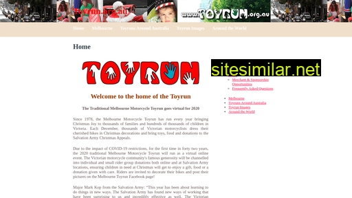 toyrun.org.au alternative sites