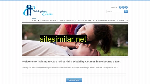 trainingtocare.com.au alternative sites