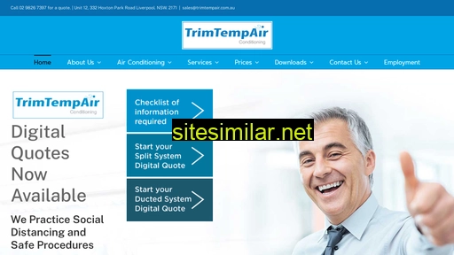 trimtempair.com.au alternative sites
