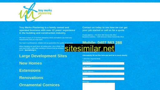 troymerksplaster.com.au alternative sites