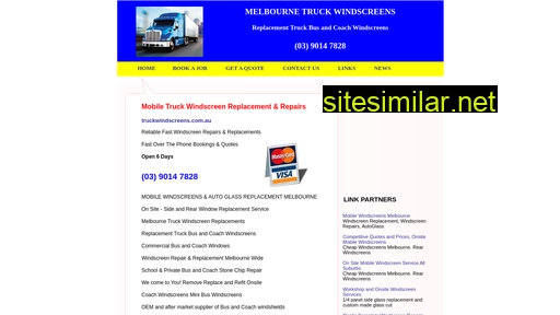 truckwindscreens.com.au alternative sites