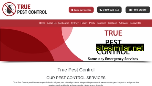 truepestcontrol.com.au alternative sites