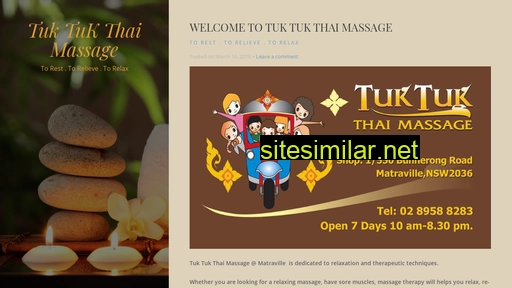 tuktukthaimassage.com.au alternative sites