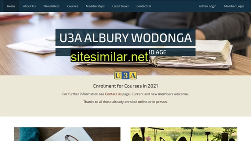 u3aalburywodonga.org.au alternative sites