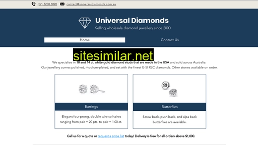 universaldiamonds.com.au alternative sites