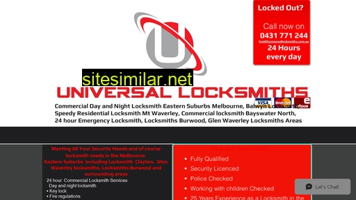 Universallocksmiths similar sites