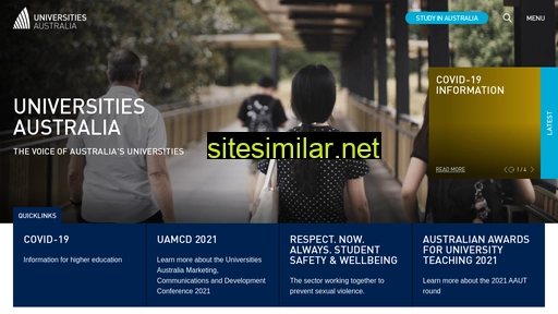 universitiesaustralia.edu.au alternative sites