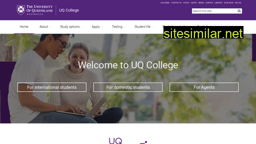 Uqcollege similar sites